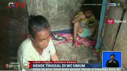 Kisah Pilu Seorang Nenek yang Tinggal di WC Umum