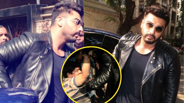 Arjun Kapoor MISBEHAVES And PUSHES Media Outside Anil Kapoor House Sridevi Funeral