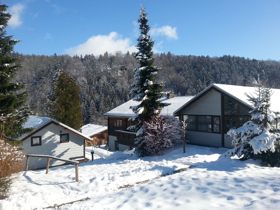 Wintermärchen im Feriendorf Schwarzwassertal in Pobershau / Erzgebirge