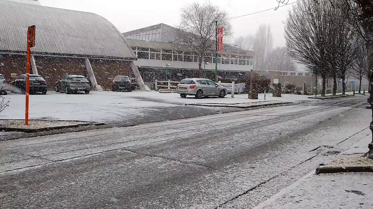 Waremme: il neige