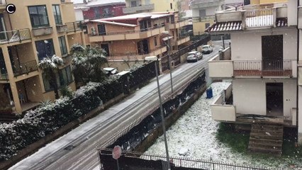 Carinaro (CE) - Neve nel paese (26.02.18)