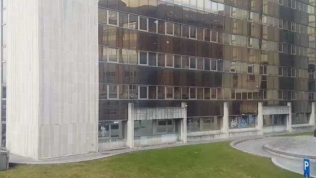 Les premiers flocons tombent sur Charleroi