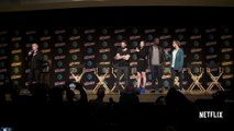 Marvels THE DEFENDERS S 1 NYCC Cast Surprise (2017) Netflix Series