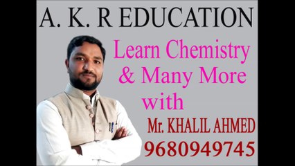 01. Acid & Base concept in hindi for class 9 to 12th chemistry by Mr. Khalil Ahmed Part 1st
