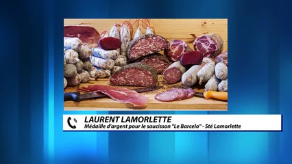 D!CI TV : Laurent Lamorlette, médaille d'argent avec son saucisson "Le Barcelo"