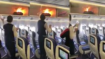 Power Bank catches fire onboard a China Southern Airlines flight, Watch | Oneindia news