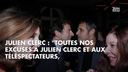 Quand France 2 coupe le live de Julien Clerc au bout de quelques secondes