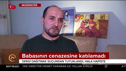 Babasının cenazesine katılamadı