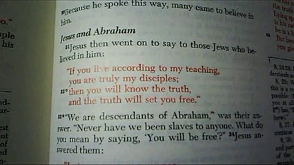 The New American Bible (1971-1972 Edition) - John Chapter 8