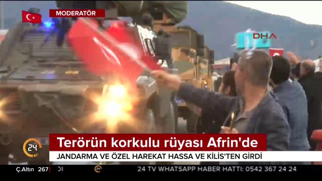 Terörün korkulu rüyası Afrin'e girdi