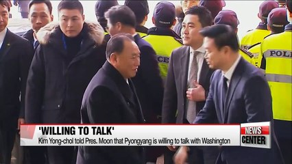 N. Korea 'willing to talk' with U.S. despite Pres. Moon's mention of nuclear program