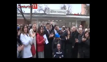 Ankara'da şeker fabrikalarının özelleştirilmesine tepki