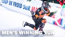 Who won Red Bull Crashed Ice 2018 France - Men's Winning Run.