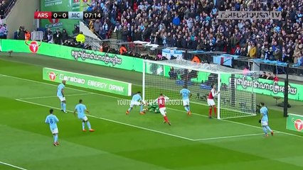 Arsenal vs Man City 0-3 Goals and Highlights with English Commentary (Carabao Cup Final) 2017-18 HD - YouTube