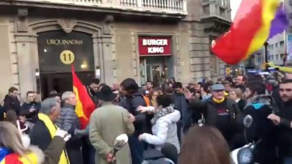 Los Mossos intervienen en los aledaños del Palau de la Música