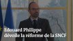 Edouard Philippe dévoile les grands axes de la réforme de la SNCF