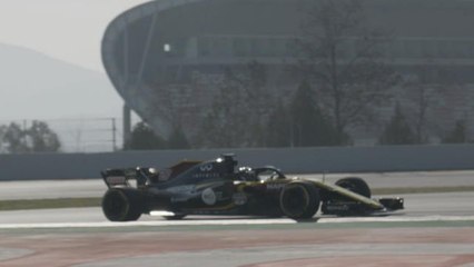 F1- La RS18 de Renault en action