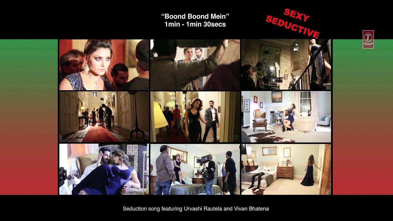Making Of Boond Boond Song   Urvashi Rautela...
