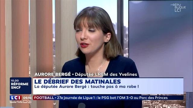 Aurore Bergé revient sur les critiques sur sa robe dans Salut les Terriens