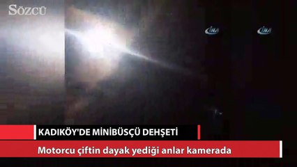 Kadıköy'de minibüsçü dehşeti