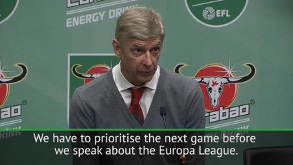 Milan-bound Arsenal can't rely on Europa League glory - Wenger