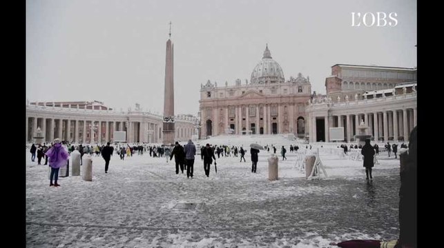 Rome n'en revient pas : la ville éternelle s'est réveillée sous la neige