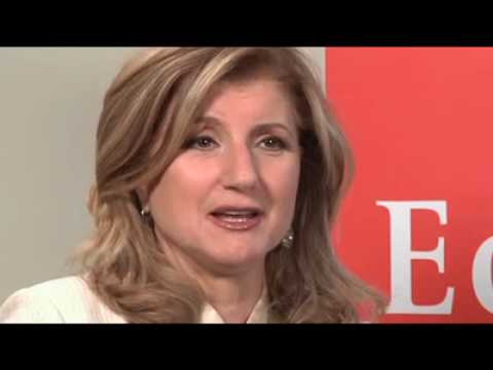 Tea with Arianna Huffington, editor of Huffington Post