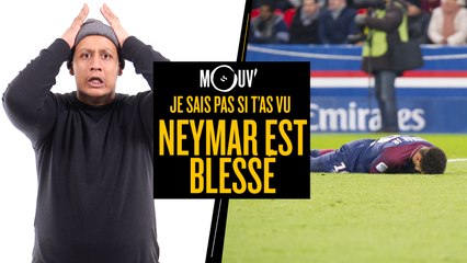 Je sais pas si t'as vu... Neymar est blessé #JSPSTV