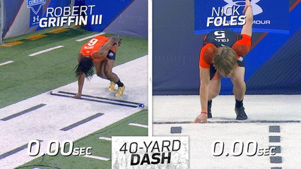 RGIII, Foles run 40-yard dash | This Day in Combine History