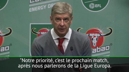 8es - Wenger : "Nous prendrons la Ligue Europa très au sérieux"