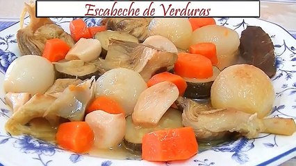 Escabeche de Verduras | Receta de Cocina en Familia