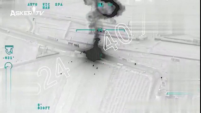 TSK, Afrin'de terör hedeflerini böyle vurdu