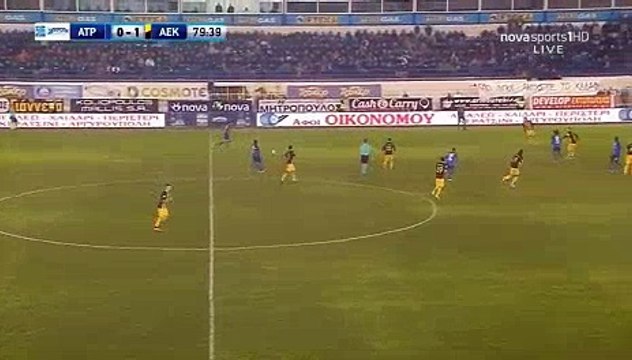 Amr Warda Goal HD - Atromitos	1-1	AEK Athens FC 26.02.2018