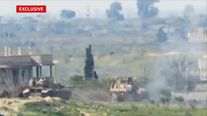 صور حصرية للجزيرة لعمليات الجيش المصري بسيناء