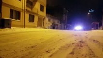 Edirne Belediyesi’nden kar mesaisi