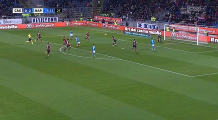 Cagliari-Napoli 0-3: Hamsik