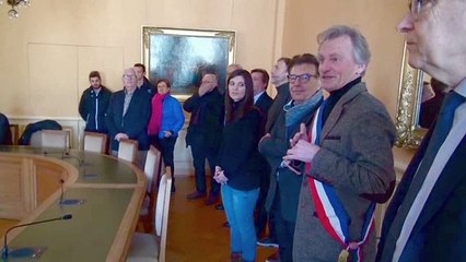 Les jeunes du Real Madrid  et leur staff reçus en mairie d'Auxerre