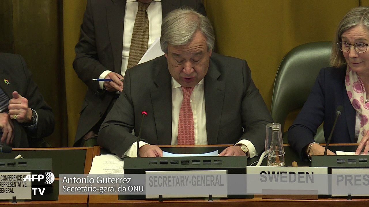 Guterres quer desarmamento global