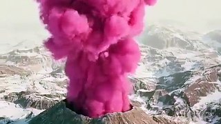 Гламурний вулкан - Glamorous volcano.