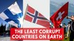Here are the least corrupt countries in the World