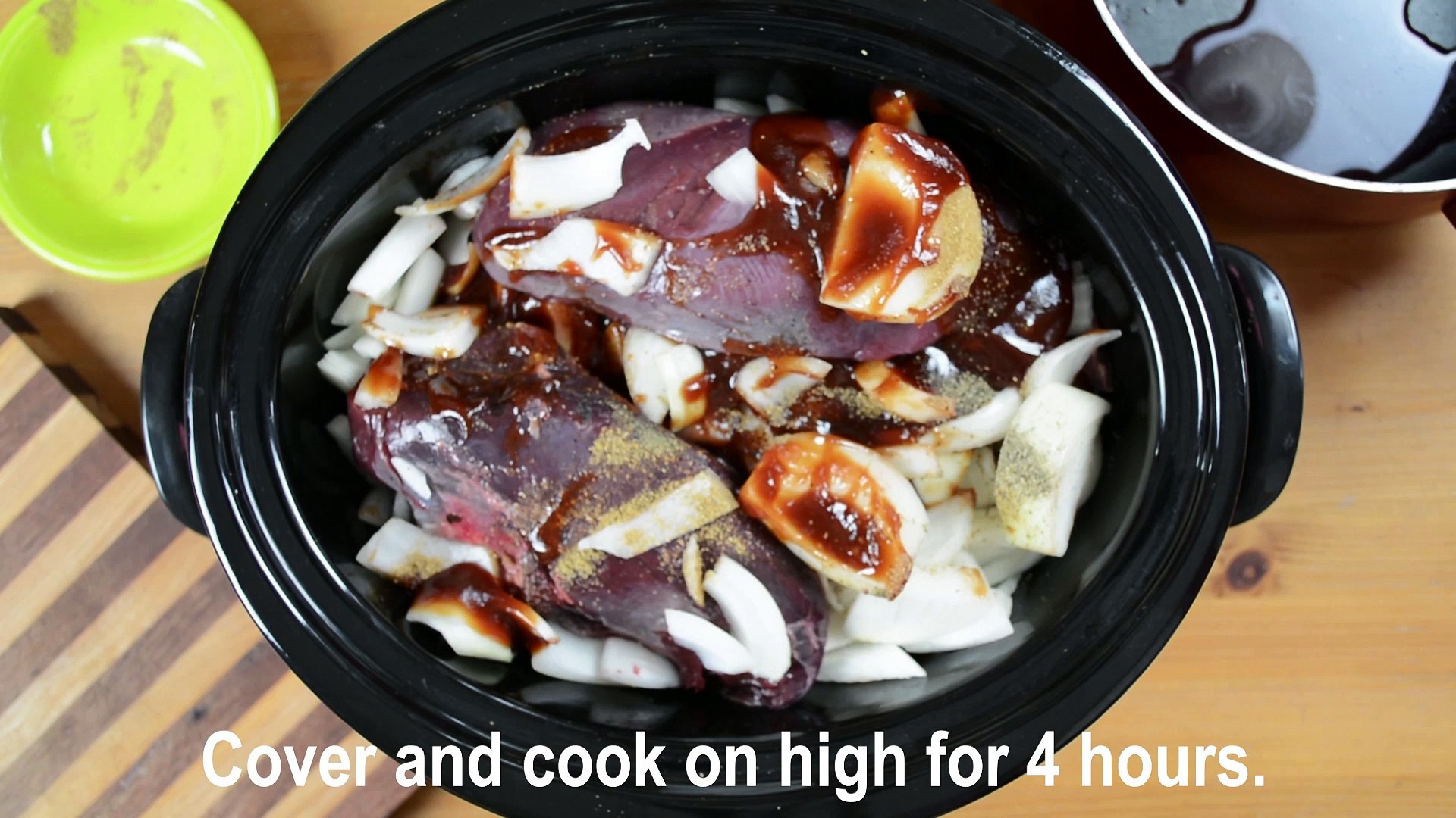 How To Make Slow Cooker Barbeque Goose Breast Dip Video Dailymotion