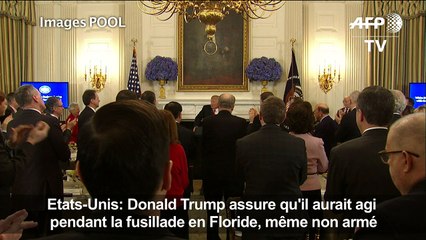 Trump assure qu'il aurait agi pendant la fusillade en Floride