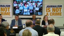 UN Correspondents Association holds solidarity meeting for AJ journalists