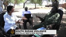 UN rights chief meets South Sudan rebel leader