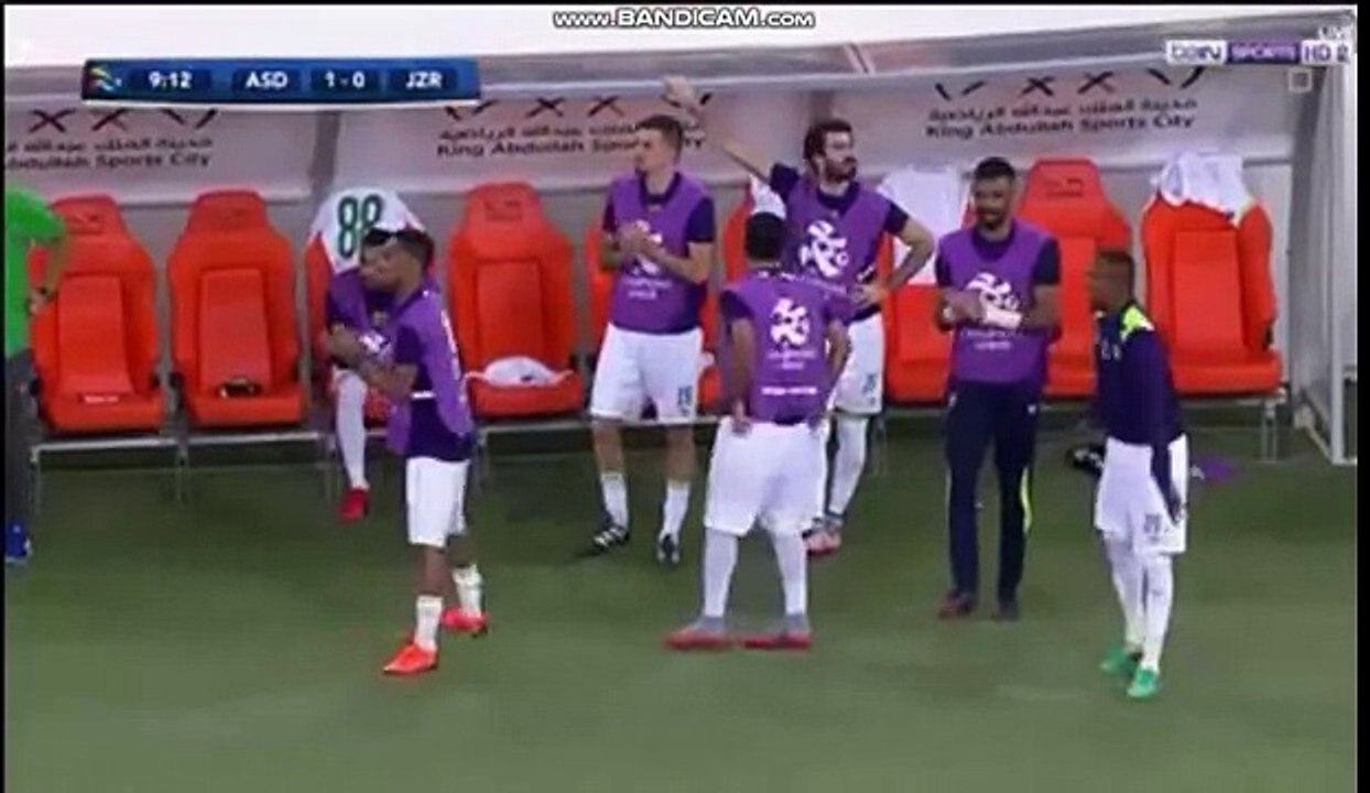 اهداف مباراة الاهلى السعودى والجزيرة الاماراتى 2 1 دورى ابطال اسيا 2018 HD