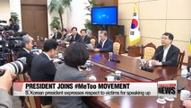 President Moon Jae-in joins growing MeToo movement in South Korea