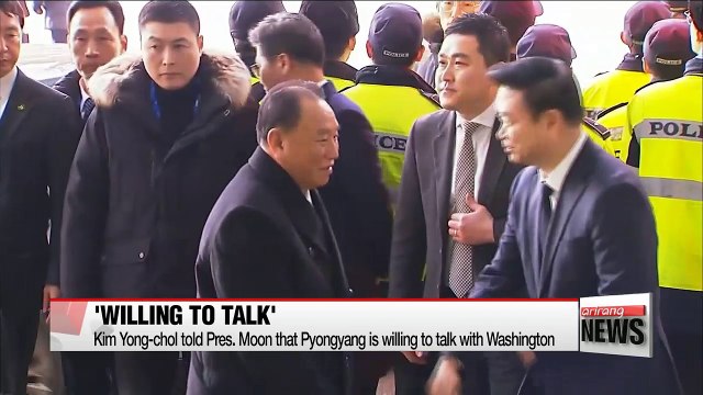 N. Korea 'willing to talk' with U.S. despite Pres. Moon's mention of nuclear program