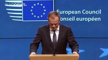 Donald Tusk comments on Brexit deal