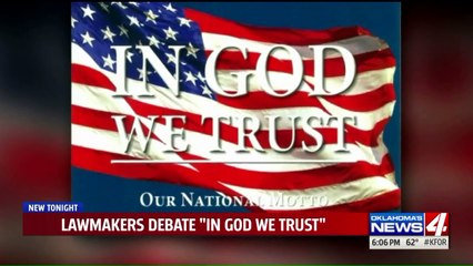 Oklahoma Lawmakers Push to Allow `In God We Trust` Posters in Classrooms