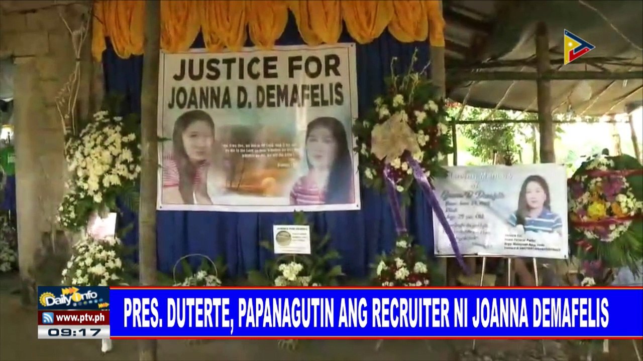 Pres. #Duterte, papanagutin ang recruiter ni Jo...
